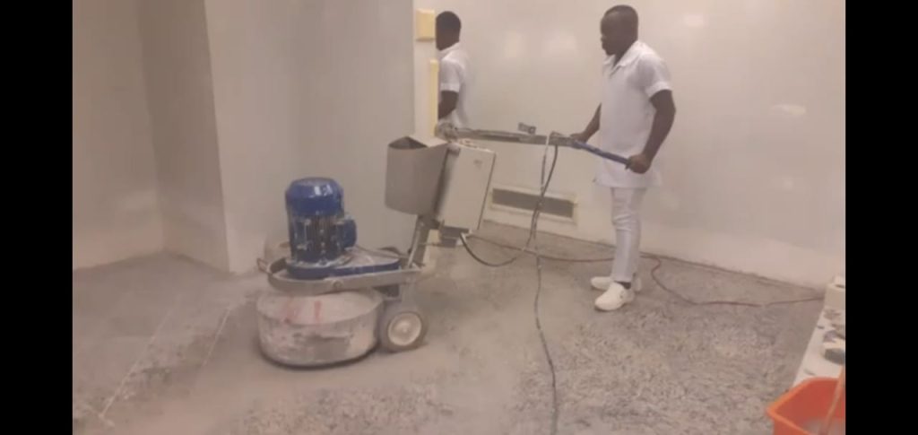 granite/ terazo floor restoration