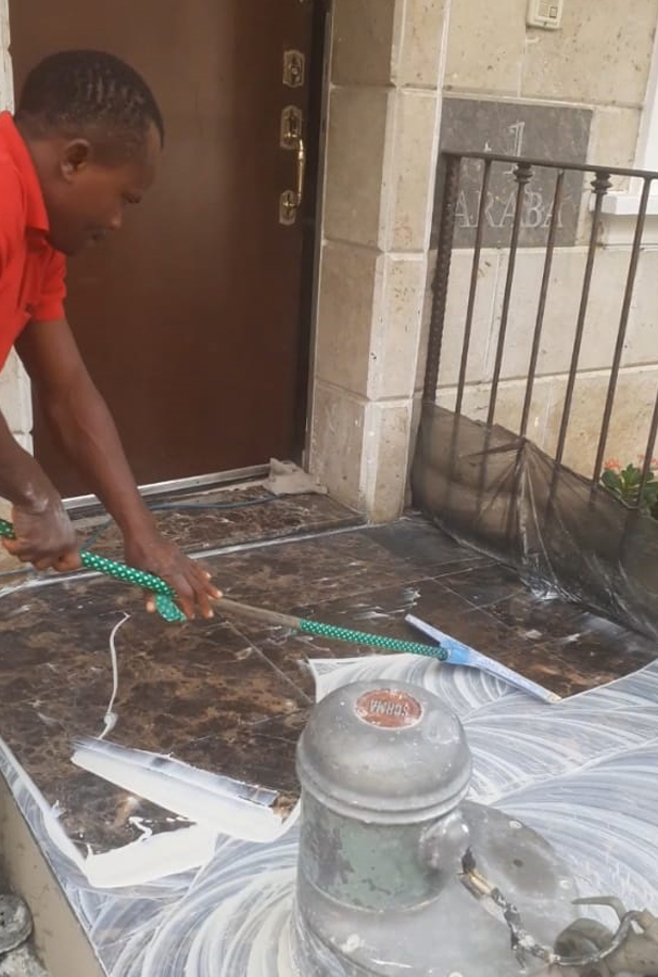 marble floor polishing